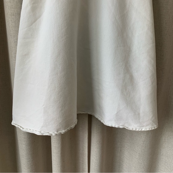 ABERCROMBIE & FITCH WHITE BLUE DENIM MINI DRESS S - Picture 6 of 10